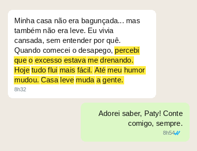 Depoimento de cliente